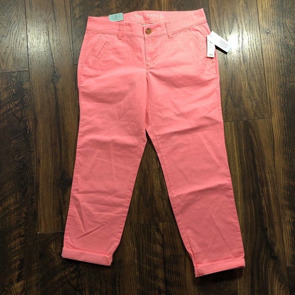 Old Navy Denim - OLD NAVY Boyfriend Skinny Pink Pants Jeans Womens Sz 4 Denim NWT New With Tags